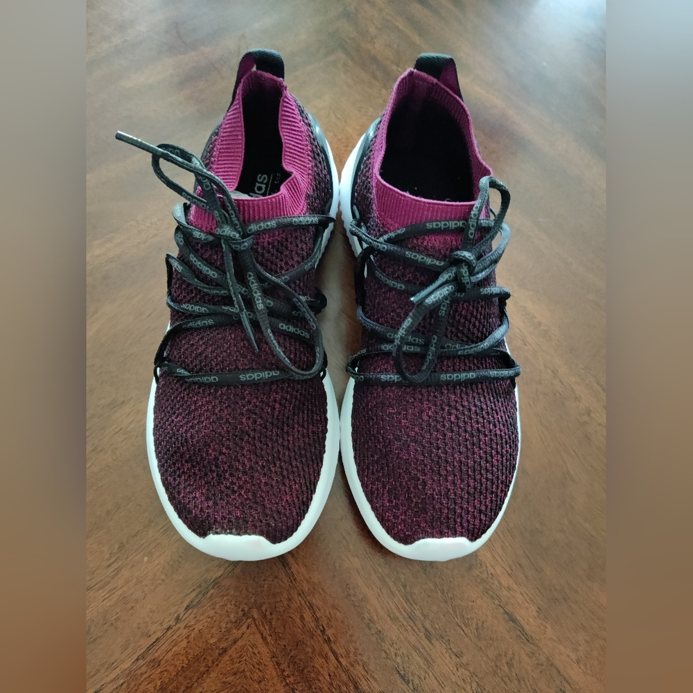 Adidas Women's Burgundy Sneakers - Picture 3 of 4